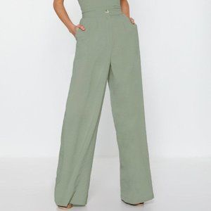 Mint High Waisted and Wide Leg Pants